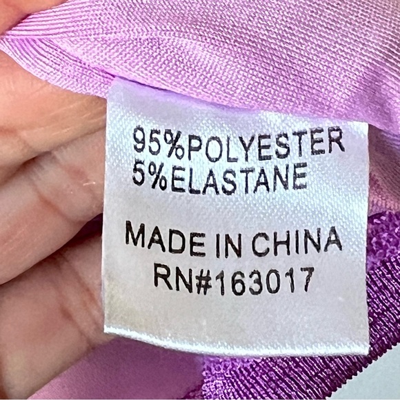 PRINCESS POLLY Everleigh Purple Long Sleeve Ruched Mini Dress—SZ. 2 - Picture 10 of 15